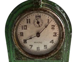 Antique 1910 - 1925 Art Nouveau / Deco Mystic Desk / Alarm Clock