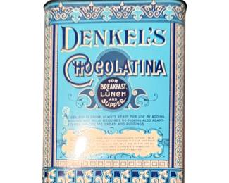 Denkel Chocolatina Collectible Vintage Tin Box Made In England