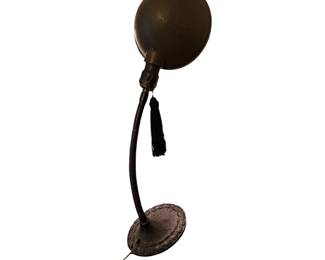 VINTAGE GREIST GOOSENECK DESK TOP TASK LAMP MODEL LFB ART DECO INDUSTRIAL