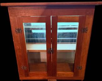 Vintage wall display case