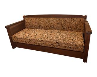 Mission style craftsman sofa