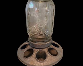 Vintage chicken feeder/waterer