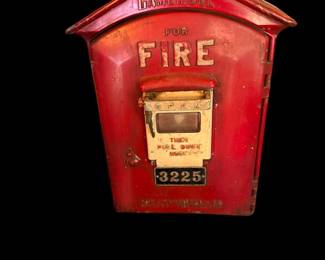 Gamewell Vintage Fire Alarm Pull Station Box From 1930s