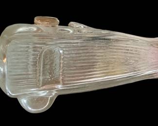 1939 AIRPLANE Body Only - Patent 113053 Glass CANDY CONTAINER Vintage