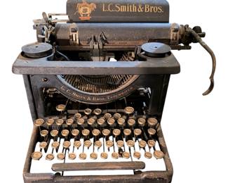 L.C Smith & Bros. No. 5 Vintage Typewriter