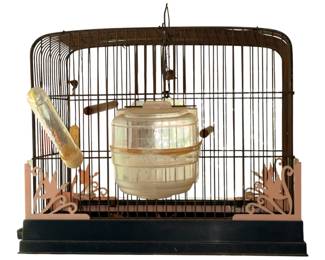Vintage Metal Bird House Cage Decoration Parrot Cage