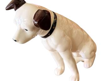 Vintage Ceramic 9 1/2" Sarsaparilla Japan RCA Corp NIPPER BANK His Masters Voice