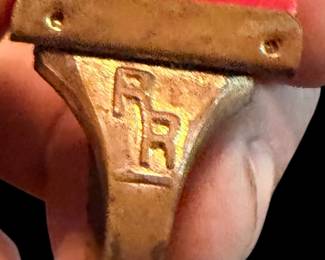 1949 ROY ROGERS MICROSCOPE RING Quaker Oats cereal premium