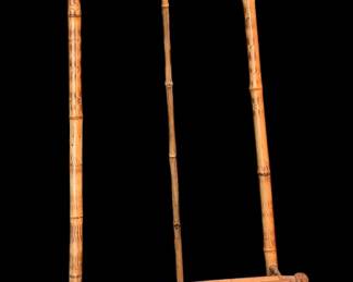 Antique Burnt Bamboo Easel 1900’s