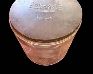 BORDEN'S COTTAGE CHEESE JAR