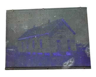 Vintage printing block building