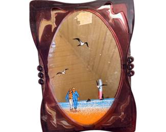 Yaps 1978 Vintage Seagull Beach Music Box Mirror You light up my life