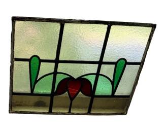 Leaded stained glass window Panel