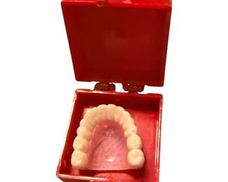 Vintage Novelty Gag Gift w Box The Smallest Falsies in the World Denture