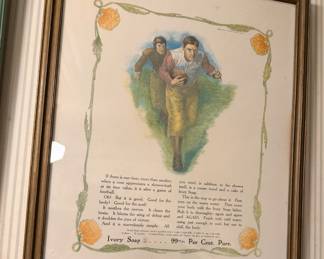 Ivory Soap Ad, 1907, Football