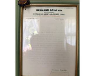 A great variety of old advertising memorabilia