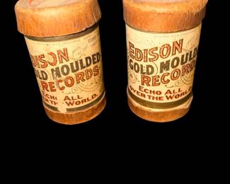 Edison record boxes
