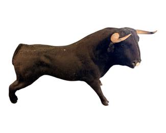 This is a handcrafted piece made with real fur. Notice the stitches on the bottom of the animal. These were created between 1890 and 1910 as children's toys that were primarily sold in Zoo gift shops.
