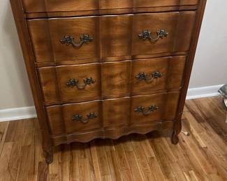 provincial furniture with matching bed and dresser