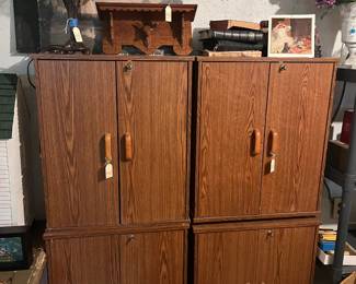 locking cabinets, nice merchandise