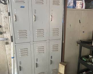 6 door metal locker