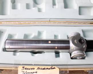 Brunso Micrometer Telescope with Case