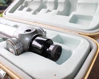 Brunso Micrometer Telescope with with Metal Carrying Case Serial No. 2401
