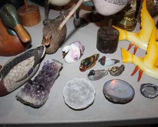 Natural Amethyst Crystal Geode Cluster, white quartz half geode, various types of geodes