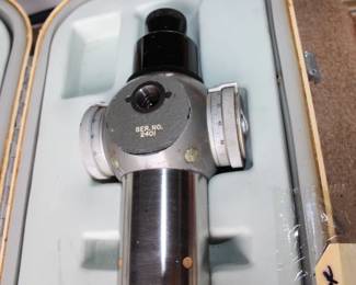 Brunso Micrometer Telescope with with Metal Carrying Case Serial No. 2401
