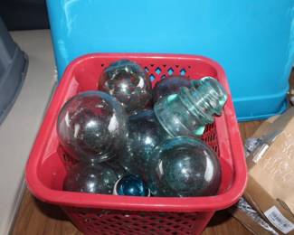 Vintage Japanese glass fishing floats
