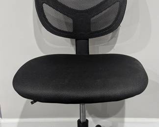 Generic Black Mesh Armless Task Chair