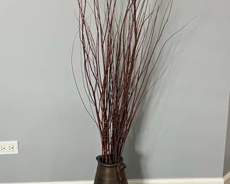 Vintage Philippine Studio Pottery Floor Vase