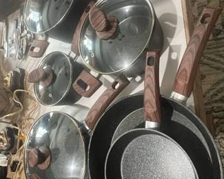 Kitchen Academy Granite Nonstick Cookware Set