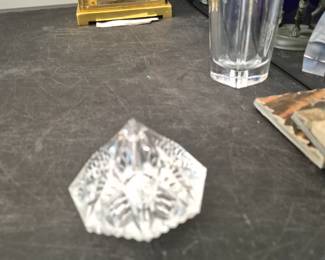 Waterford Pyramid Paperweight