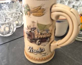 Strohs Beer Stein