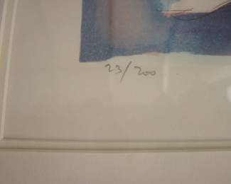 Tony Agostini Signed/Numbered Artwork