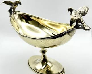 English sterling birdbath bonboniere