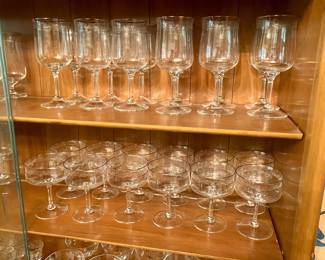 Lenox “Moonspun” crystal stemware