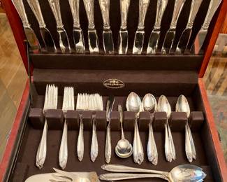 International sterling “Prelude” flatware set