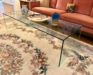 Custom glass coffee tables