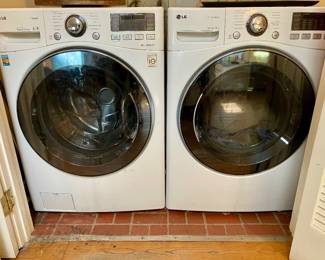 LG washer and dryer