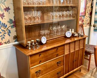 Mid century modern china cabinet