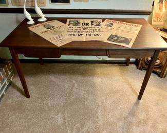 Danish modern library desk