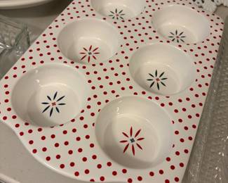 Pretty ornate muffin tin…. Or your Christmas brooch organizer!!!