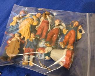 Porcelain carolers.