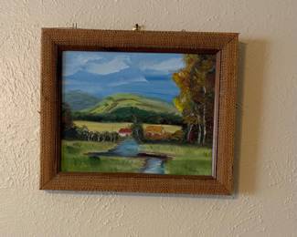 Painting in frame