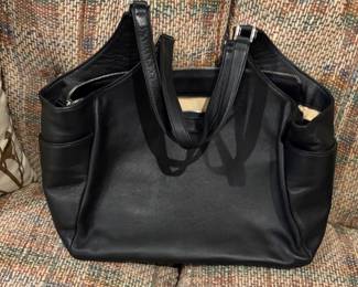 Simple black purse