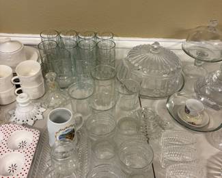 Clear glassware