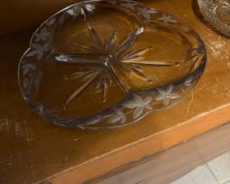 Garden terrace divided platter