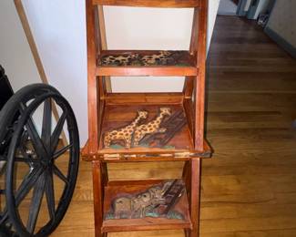 The chair is not a step stool.
